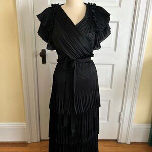 Diane Von Furstenberg Black Wrap Dress